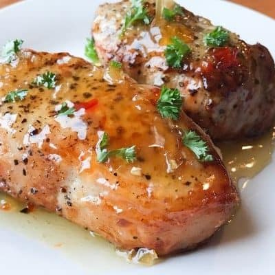 Honey Garlic Air Fryer Pork Chops | Gluten-Free and Paleo