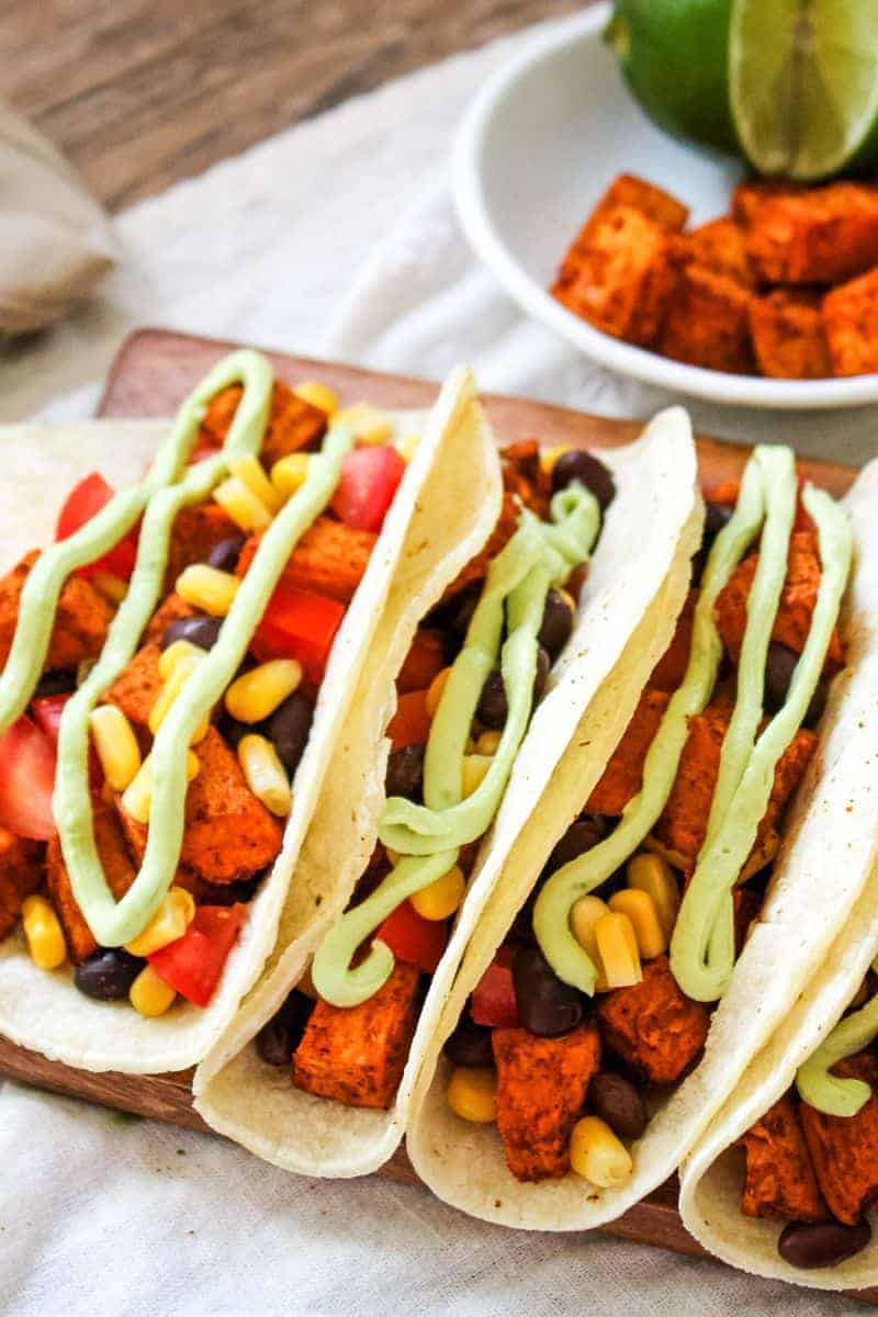 Sweet Potato and Black Bean Tacos | Everyday Family Cooking