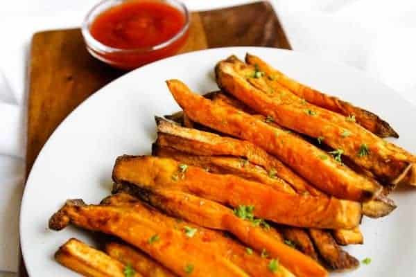 Sweet Potato Fries in the Air Fryer - Everyday Family Cooking