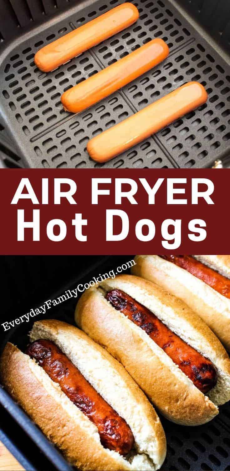 Easy Air Fryer Hot Dogs 