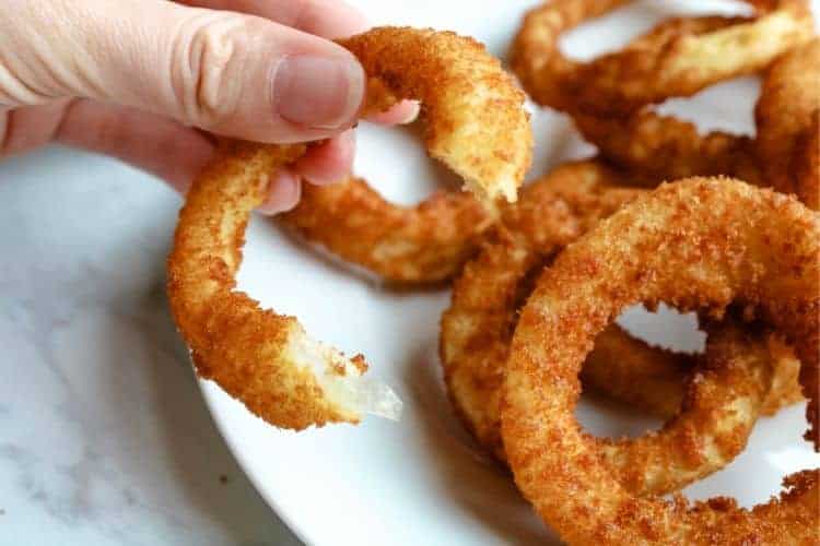 Extra Crispy Air Fryer Frozen Onion Rings