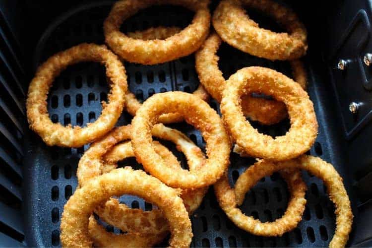 Frozen Onion Rings in Air fryer - Rachna cooks