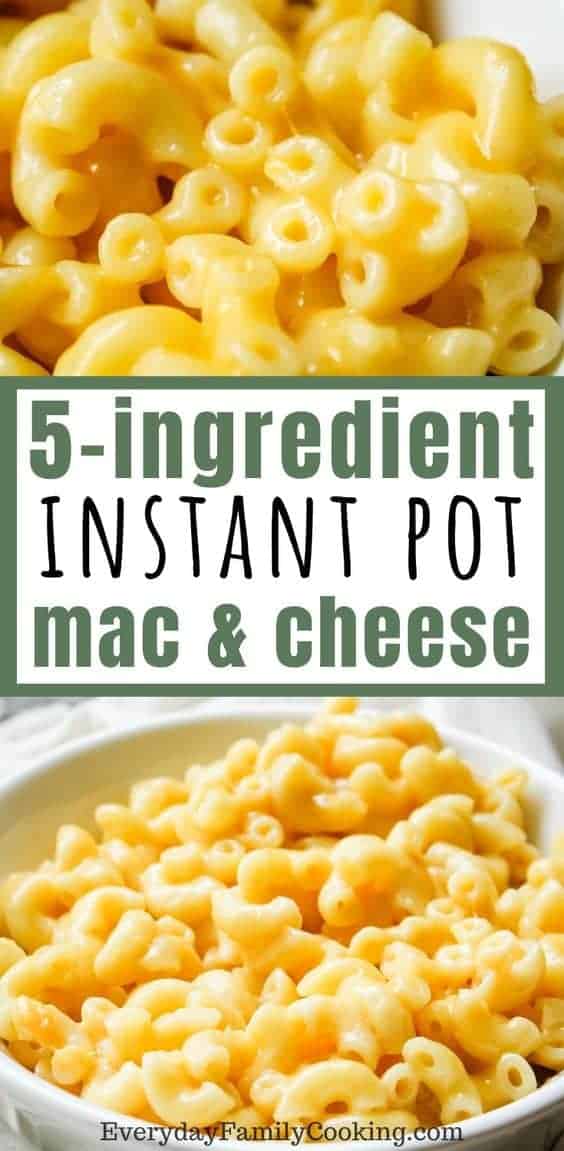 Easy Instant Pot Mac and Cheese | Everyday Family Cooking