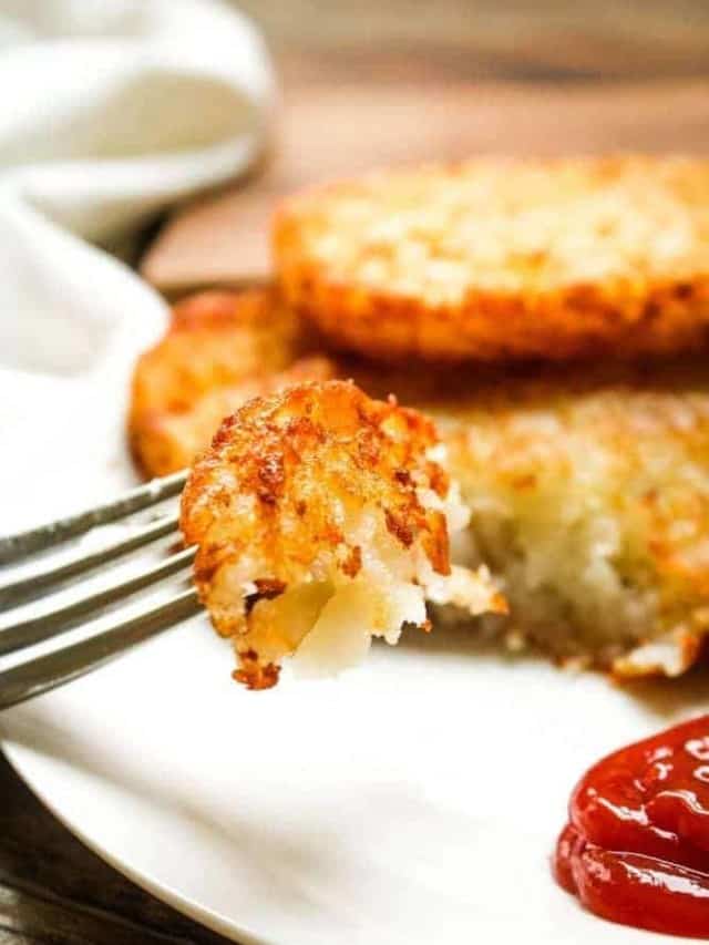 Frozen Hash Brown Patties in The Air Fryer