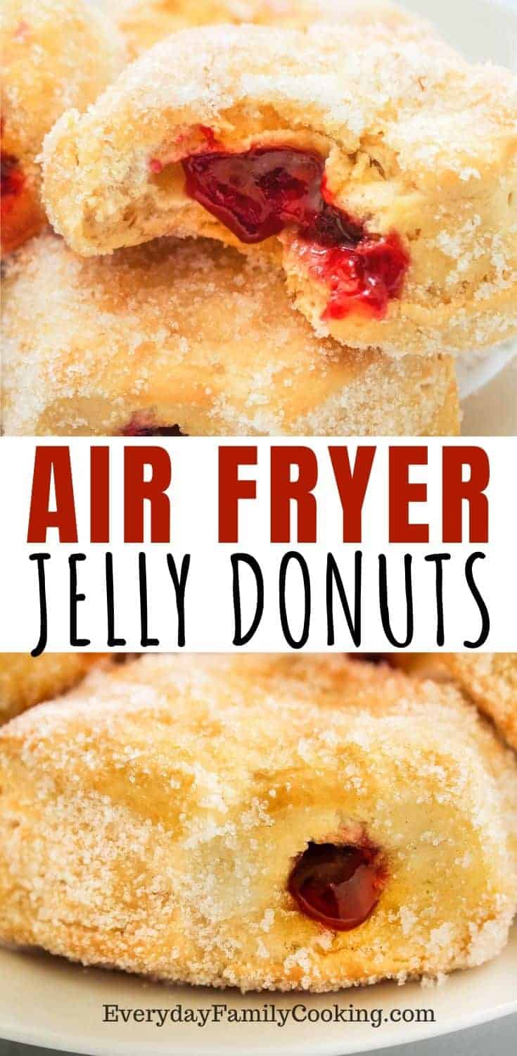 Air Fryer Jelly Donuts Everyday Family Cooking