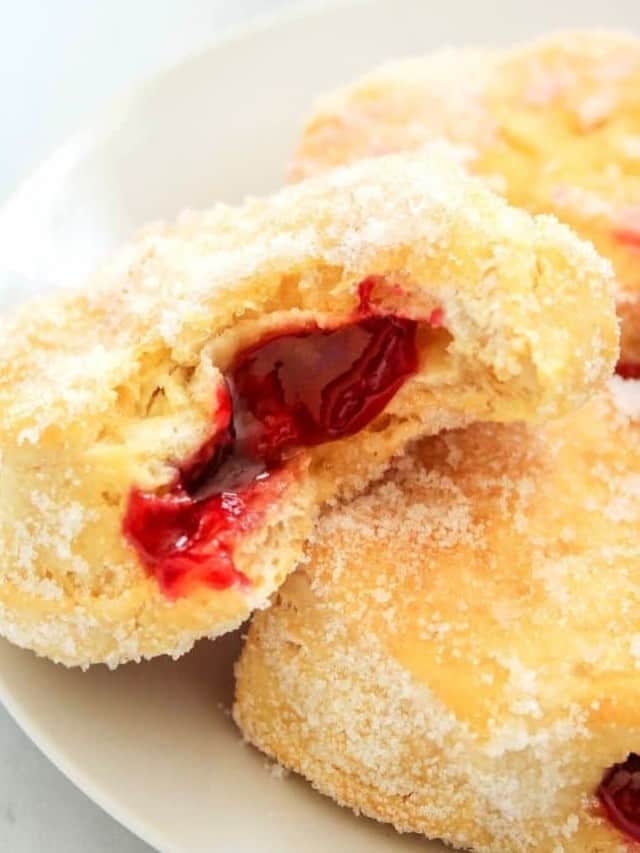 Easy Air Fryer Jelly Donuts