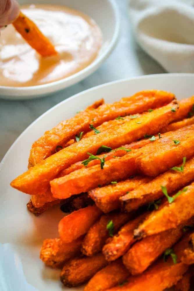Air Fryer Sweet Potato Fries – Vegan in the Freezer