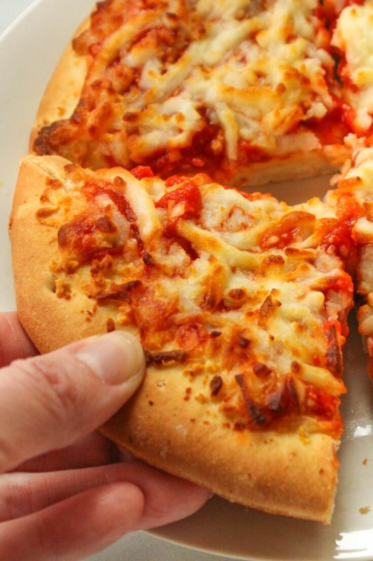 Air Fryer Deep-Dish Pepperoni Pizza Recipe 