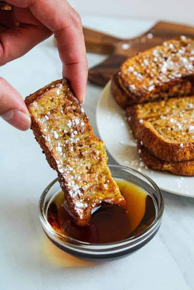 Air Fryer French Toast Sticks - FeelGoodFoodie