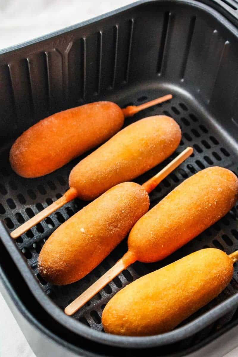 Air Fryer Frozen Corn Dogs | Everyday Family Cooking