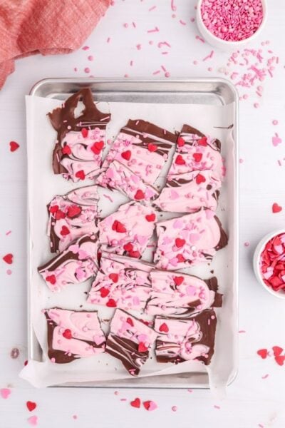 Easy Valentine's Day Chocolate Bark Recipe | Everyday Family Cooking