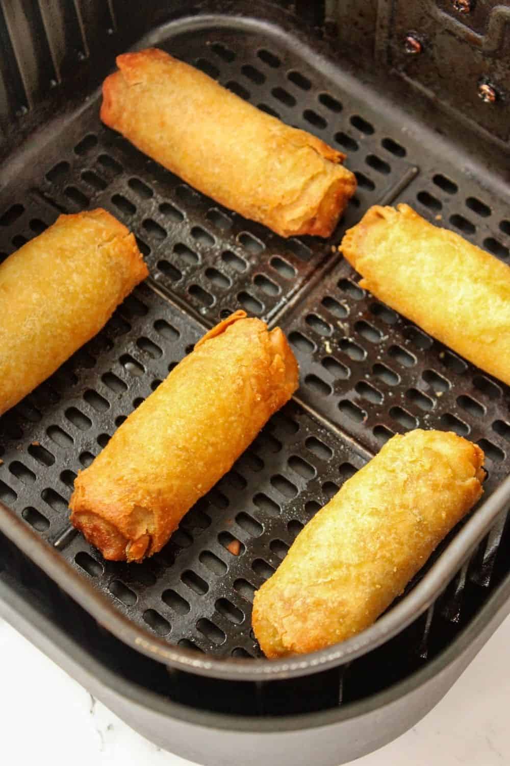 Frozen Egg Rolls In The Air Fryer Everyday Family Cooking