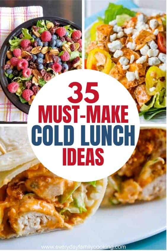 45 Cold Lunch Ideas for Adults | Everyday Family Cooking