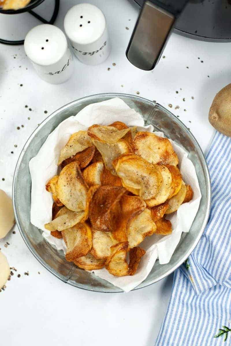 Air Fryer Homemade Doritos Chips - Fork To Spoon