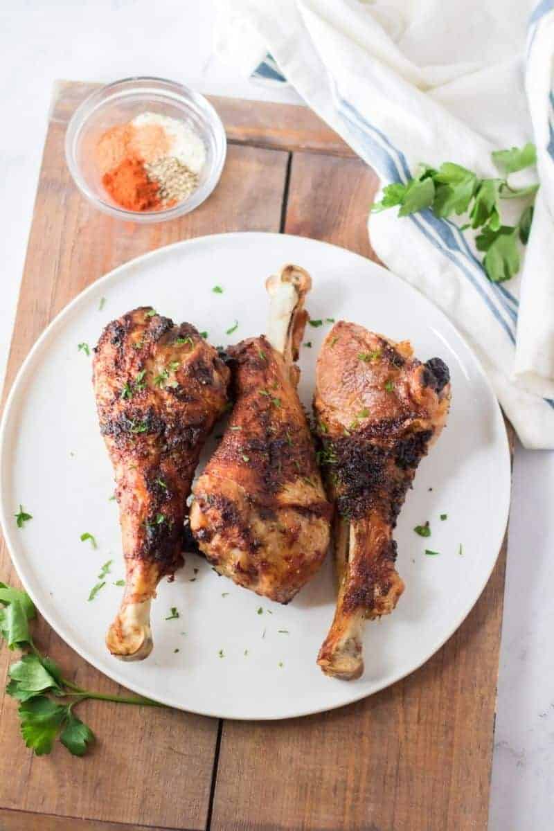 Easy Air Fryer Turkey Legs | Everyday Family Cooking