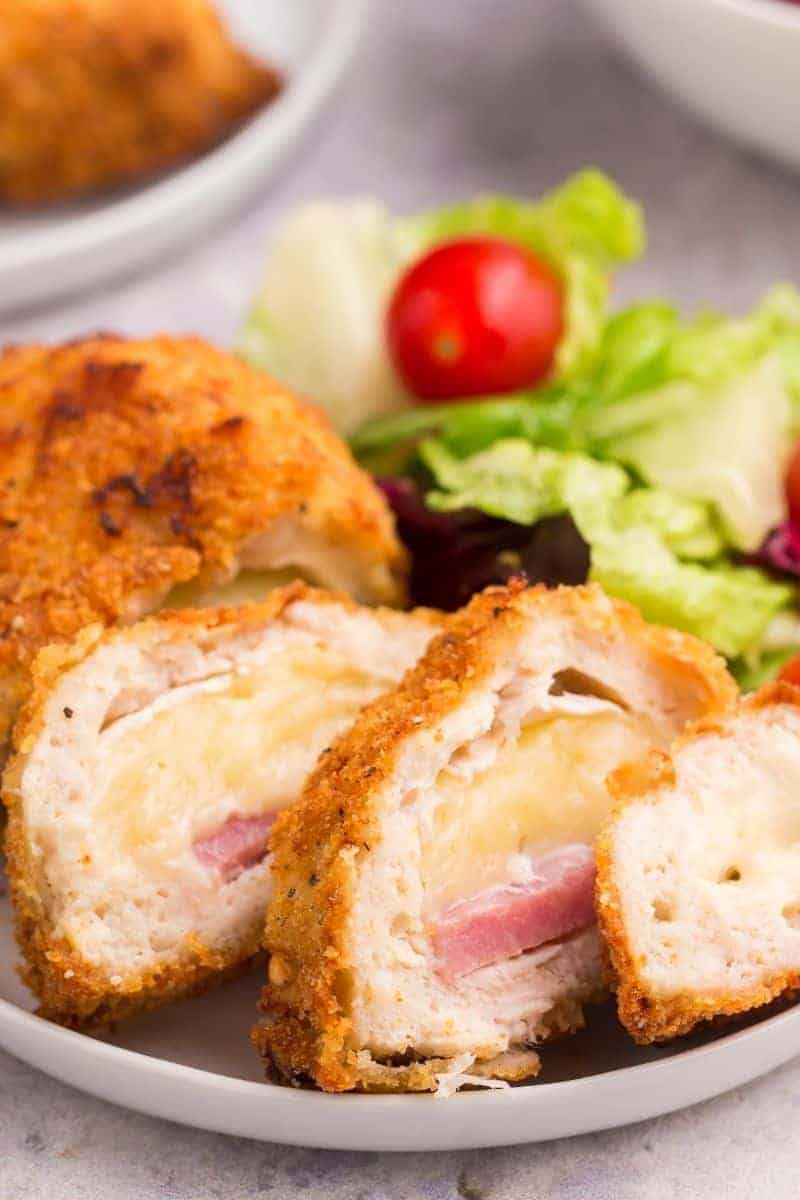 Frozen Chicken Cordon Bleu in the Air Fryer | Everyday Family Cooking