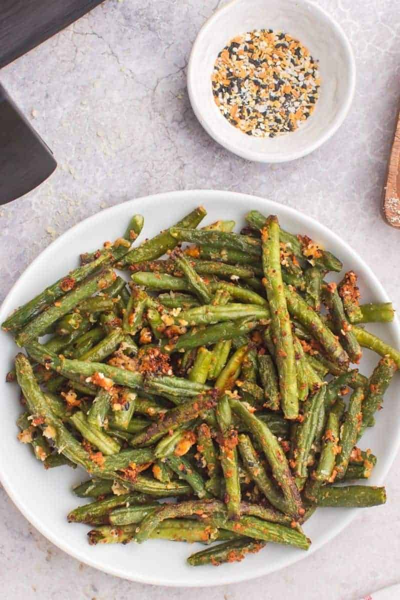 Air Fryer Frozen Green Beans | Everyday Family Cooking