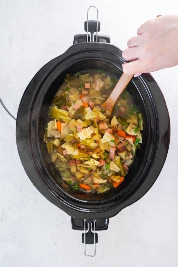 Instant Pot Ham and Cabbage - The How-To Home