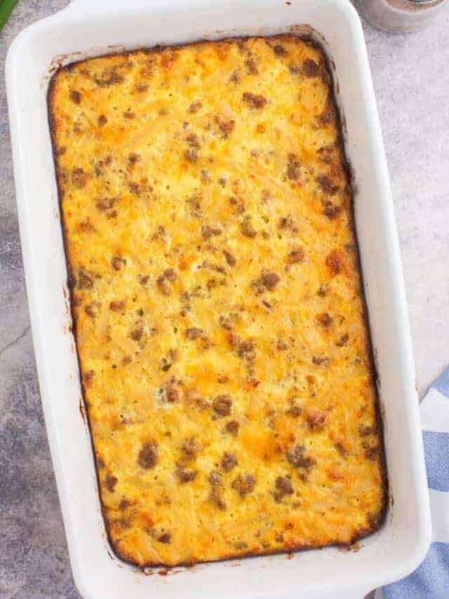 5 Ingredient Hashbrown Casserole Recipe!