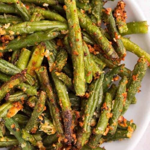 Crispy air fryer frozen green beans