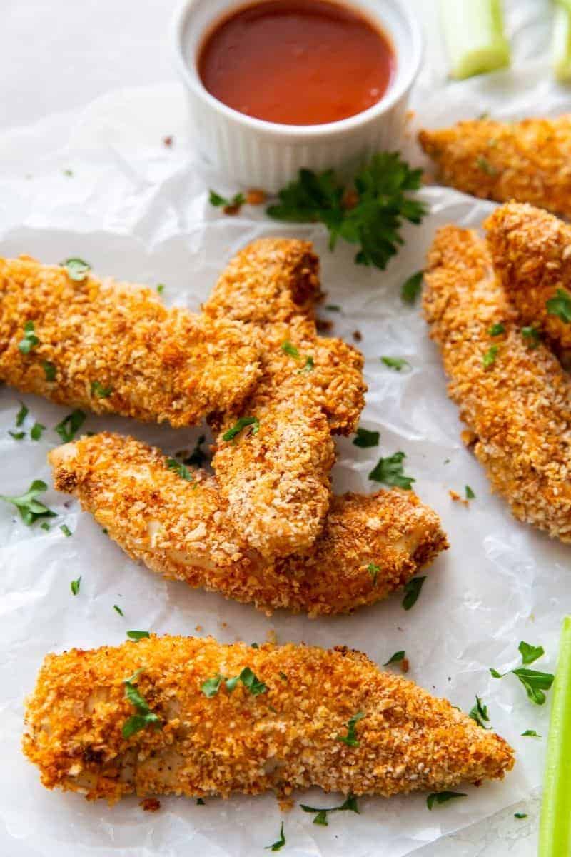 Air Fryer Buffalo Chicken Tenders | Everyday Family Cooking