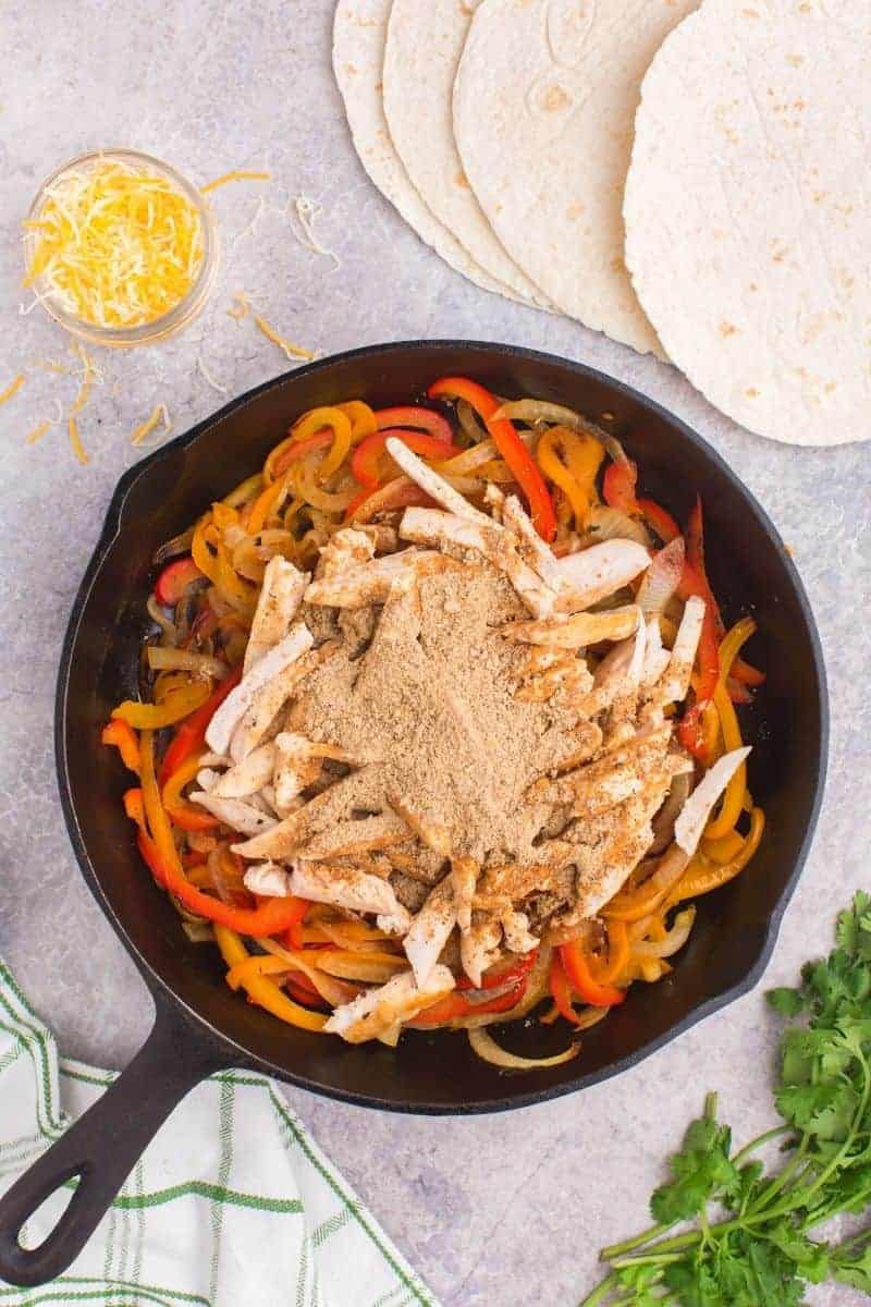 Chicken Fajita Wrap | Everyday Family Cooking