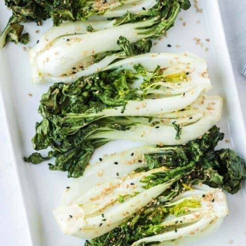 Air Fryer Bok Choy | Everyday Family Cooking