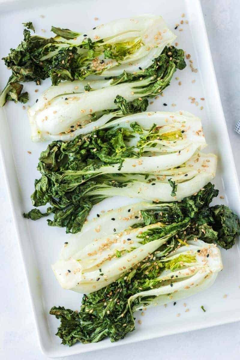 Air Fryer Bok Choy | Everyday Family Cooking