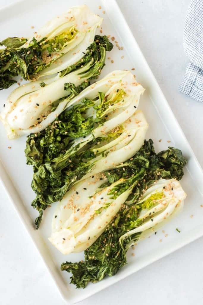 Air Fryer Bok Choy | Everyday Family Cooking