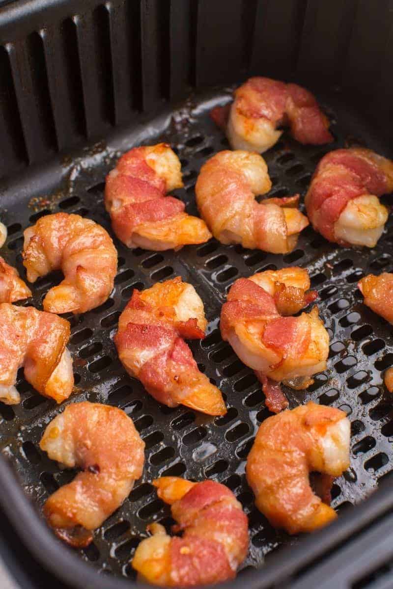 Air Fryer Bacon Wrapped Shrimp - Urban Bliss Life