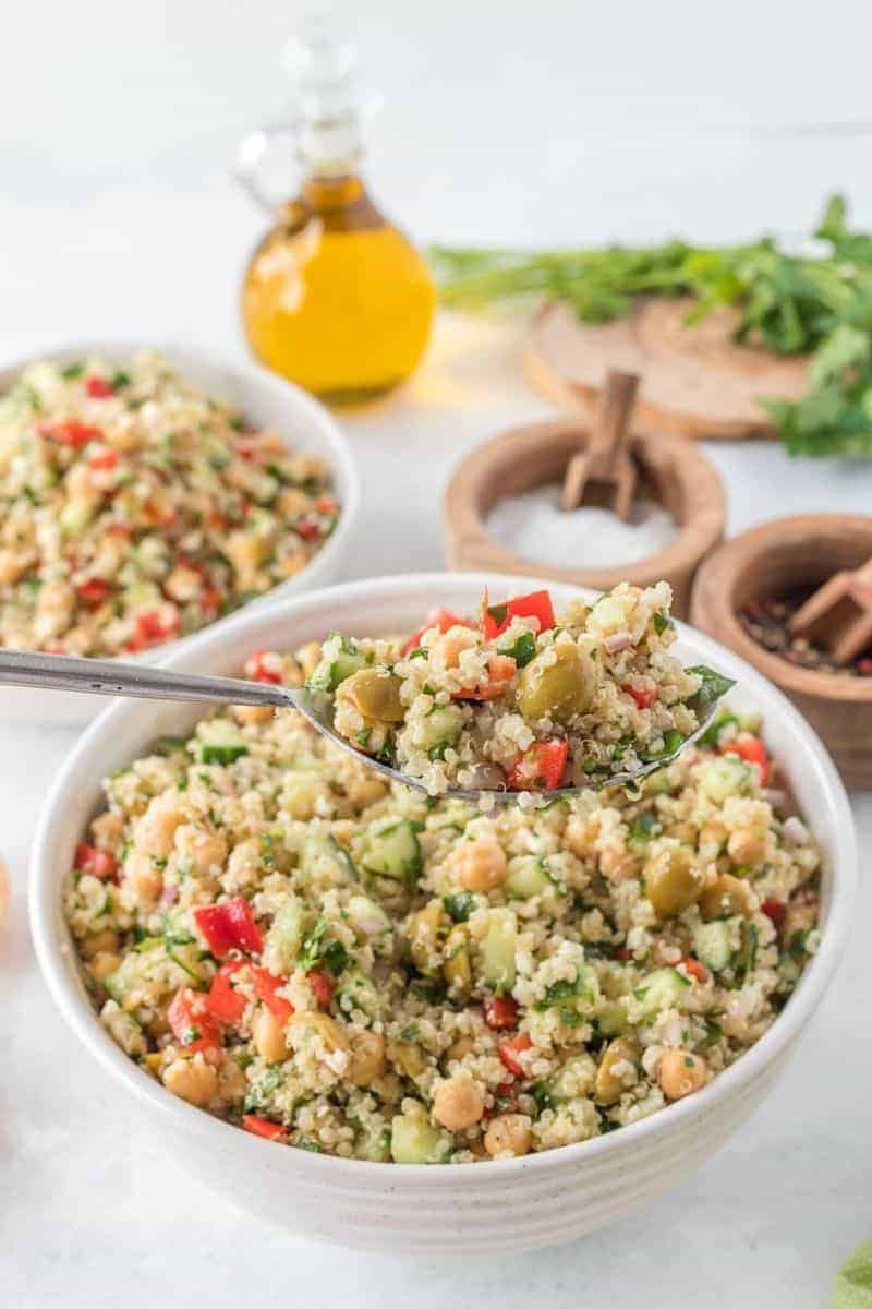 Quinoa Chickpea Salad | Everyday Family Cooking