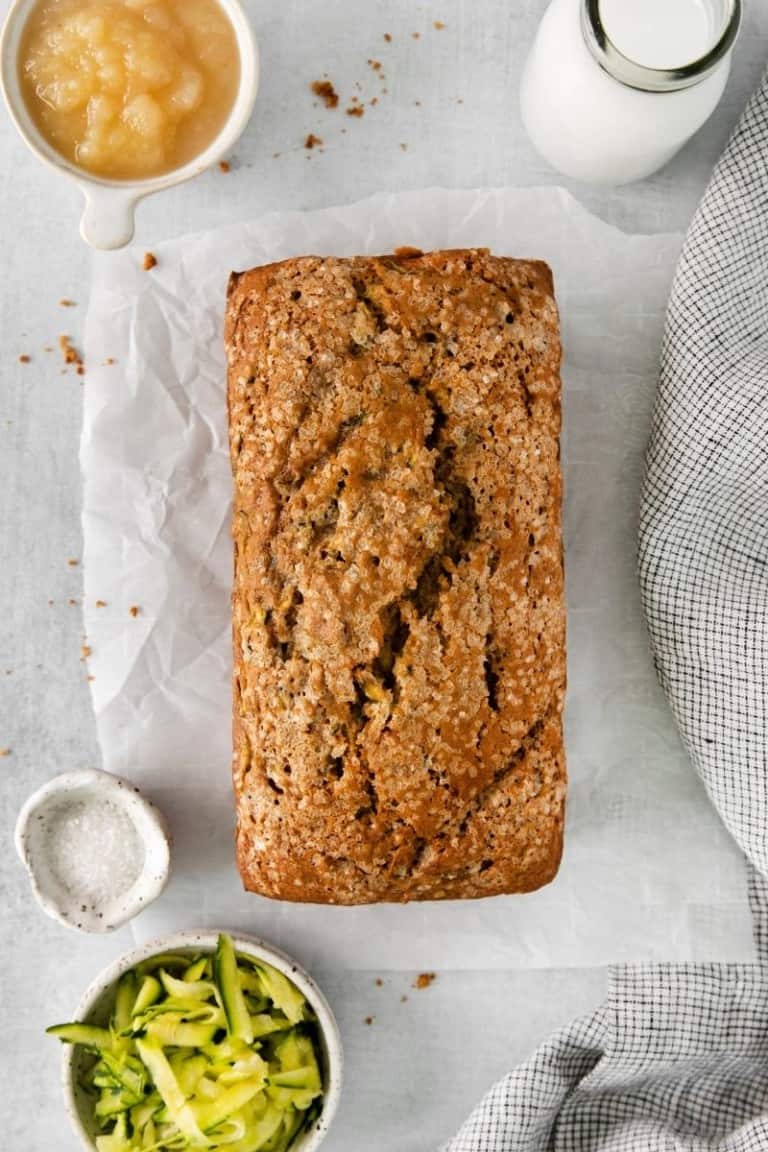 Zucchini Bread with Applesauce | Everyday Family Cooking