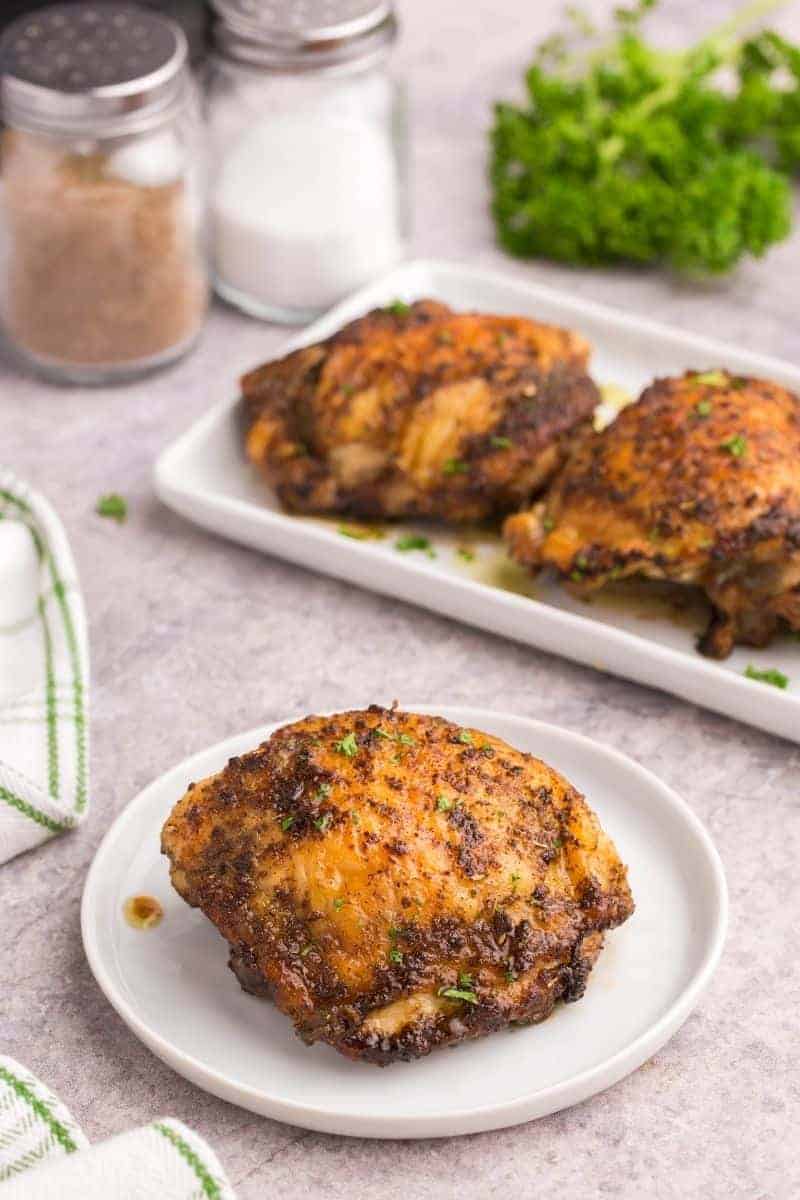 Air Fryer Bone in Chicken Thighs | Everyday Family Cooking