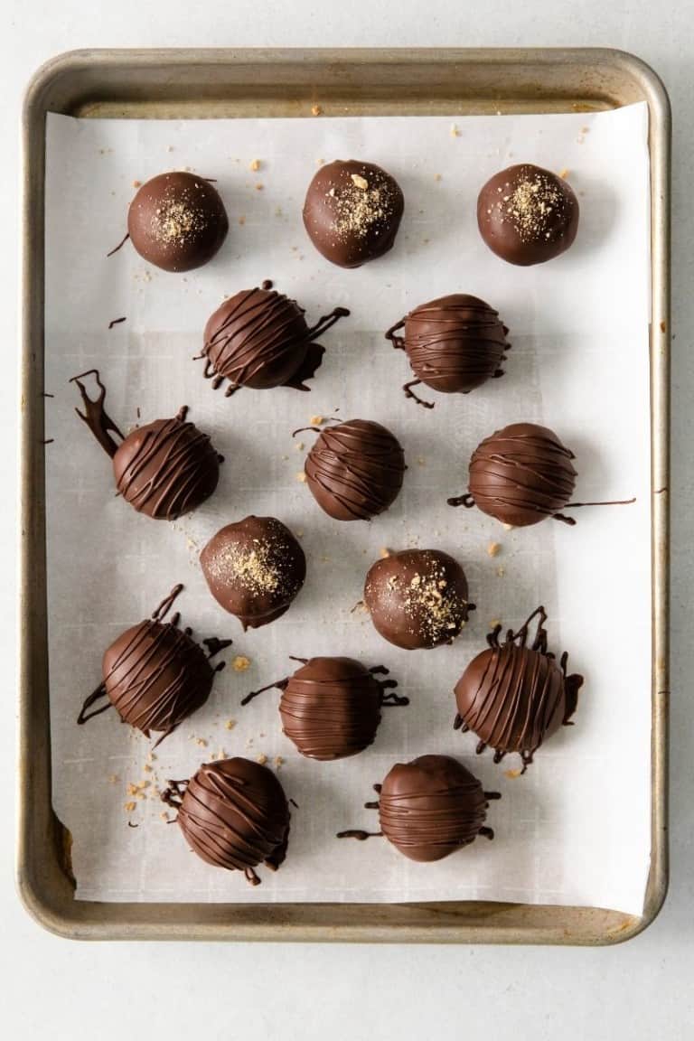 Peanut Butter Balls with Graham Crackers Everyday Family Cooking