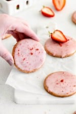 Strawberry Shortbread Cookies | Everyday Family Cooking