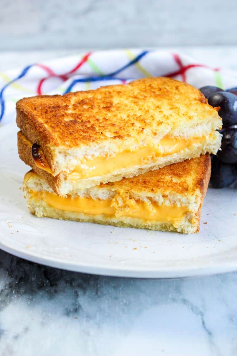 Grilled Cheese in the Air Fryer - Everyday Family Cooking