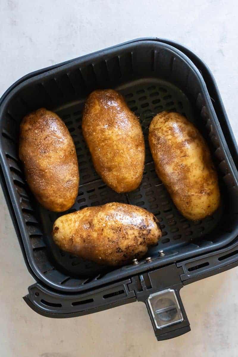 Crispy Air Fryer Baked Potato | Everyday Family Cooking