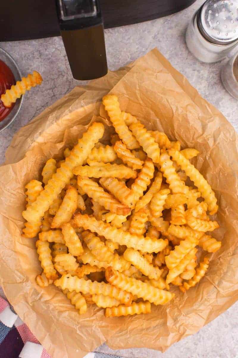 Frozen Crinkle Cut Fries In Air Fryer – Melanie Cooks