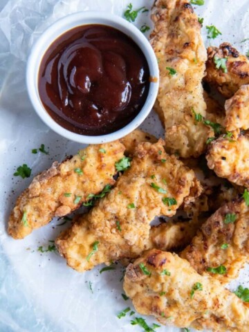 air fryer chicken tenders with flour