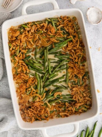 ready to serve green bean casserole