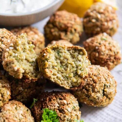 Air Fryer Falafel | Everyday Family Cooking