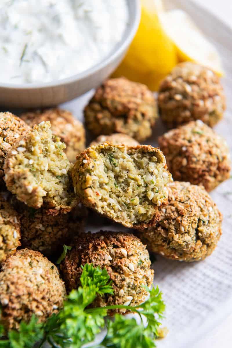 Air Fryer Falafel | Everyday Family Cooking