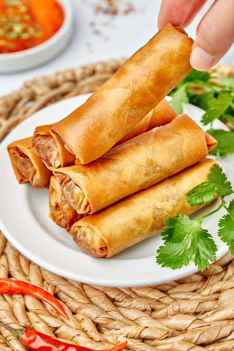 Air Fryer Spring Rolls | Everyday Family Cooking