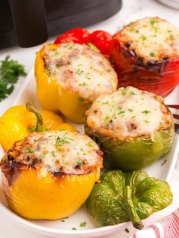 air fried stuffed peppers