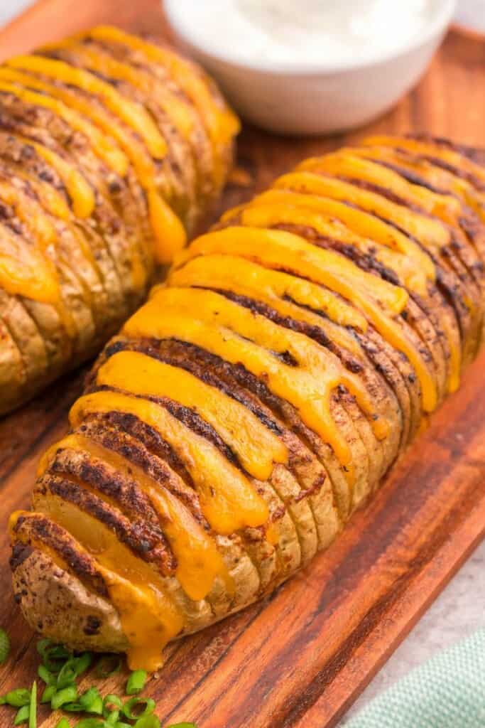 The Best Air Fryer Hasselback Potatoes