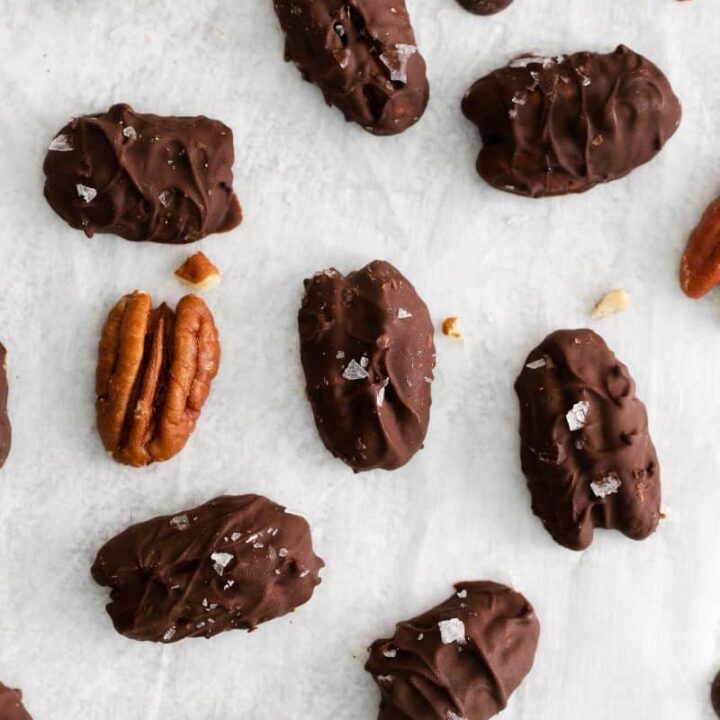 Chocolate Pecan Coated Ice Cream Balls