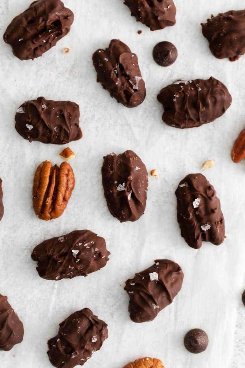 Chocolate Pecan Coated Ice Cream Balls