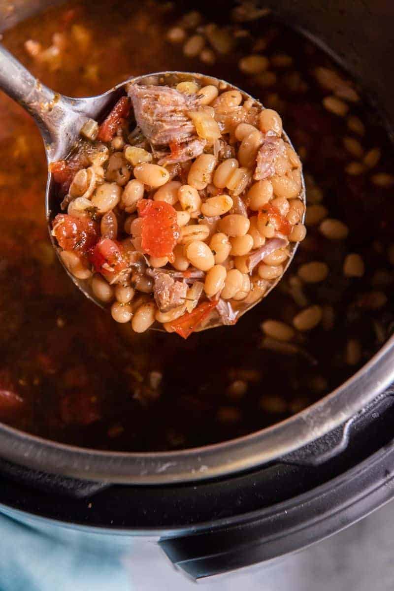 Instant Pot Navy Bean Soup | Everyday Family Cooking