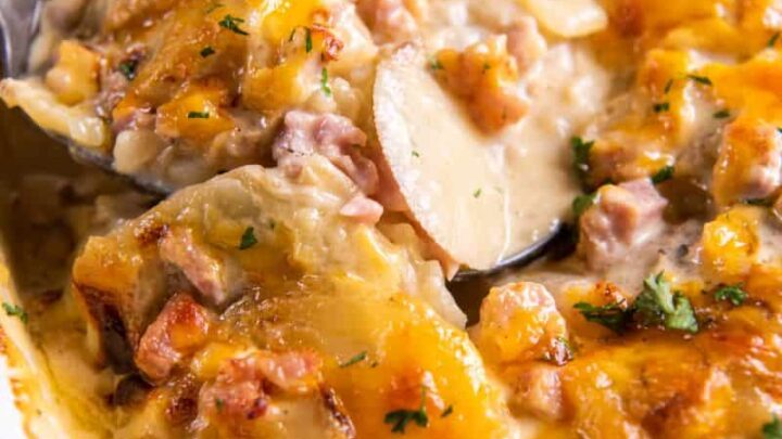 Instant Pot Scalloped Potatoes and Ham