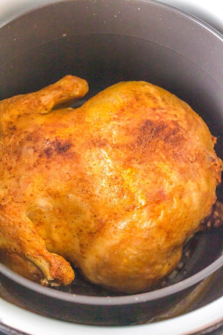 Ninja Cooking; Oven to 350. Whole Chicken in 1 hour 15 mins! Place